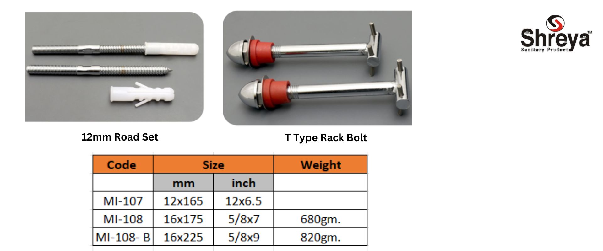 12mm Road Set